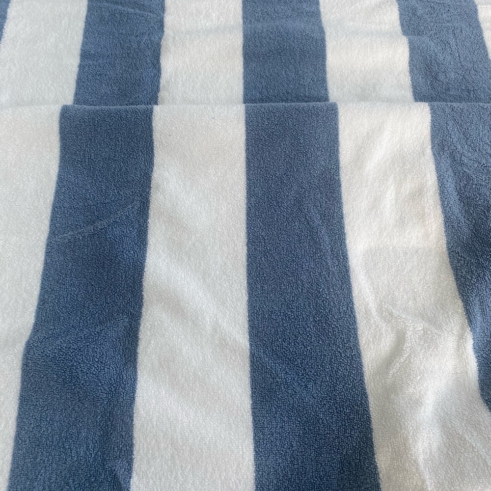 Pottery Barn Reversible Striped Organic Beach Towel - Picture 5 of 9